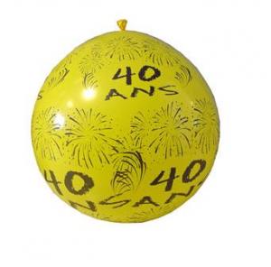 Ballon gant dcennie 100 cm