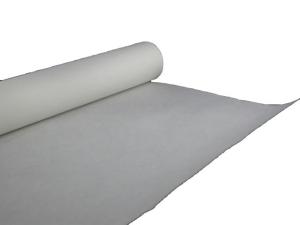 Nappe jetable en papier 1,20 x 100m coloris blanc