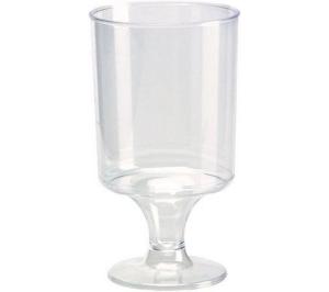 10 verres cristal sur pied 20cl